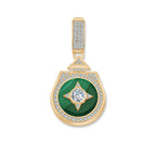 Beş Taşlı Madalyon Charm